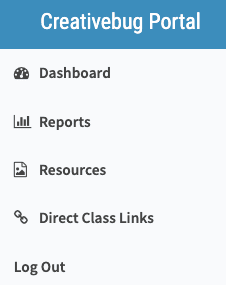 Creativebug Portal Menu