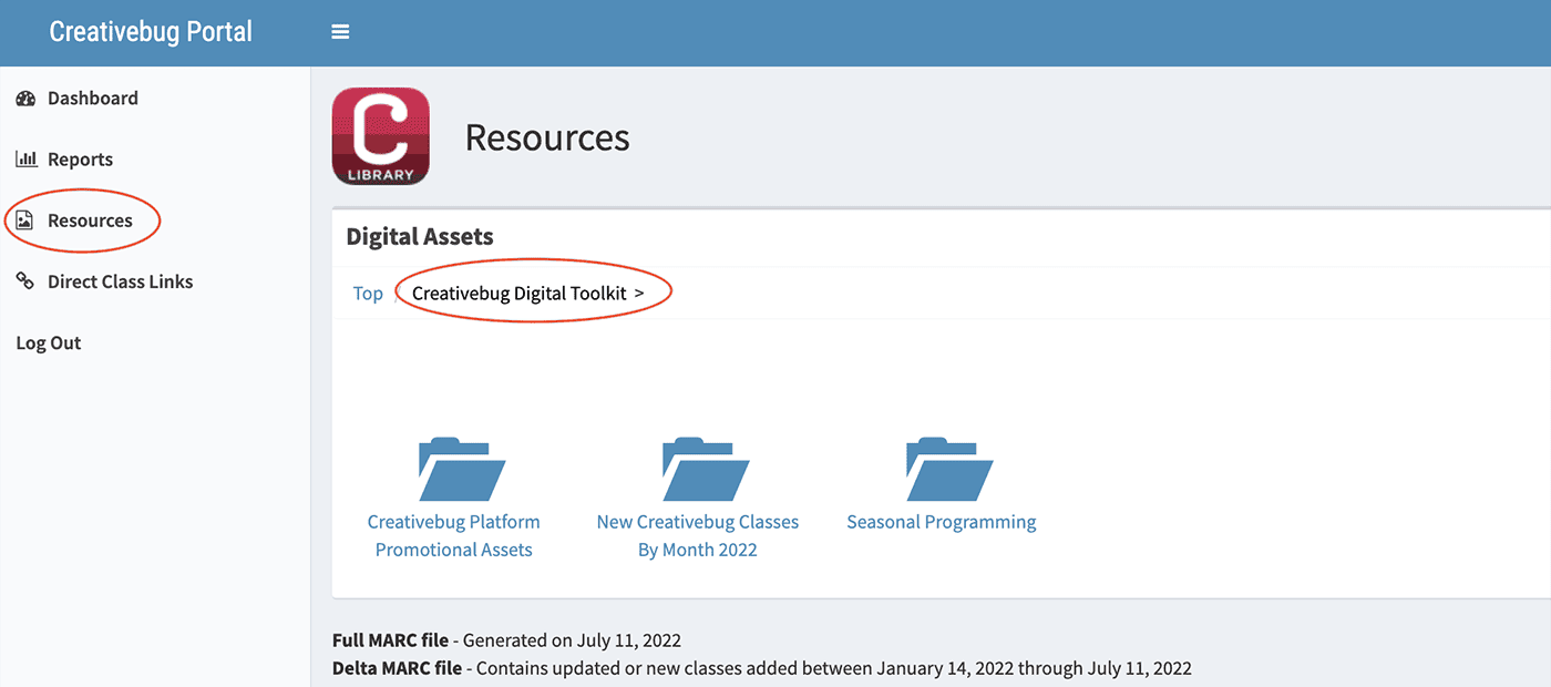 Resources - Creativebug Digital Toolkit