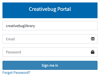 Creativebug Portal